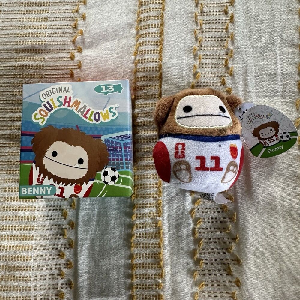 McDonalds Squishmallows FIFA World Cup 2026 Plush Benny the Bigfoot #13